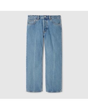 Gucci Pantalone Corto A Vita Bassa - Blu