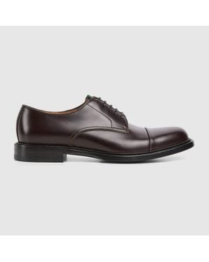 Gucci Scarpa Stringata Uomo, Taglia - Marrone