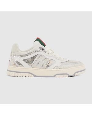 Gucci Zapatilla Re-Web Para Mujer, Talla - Blanco