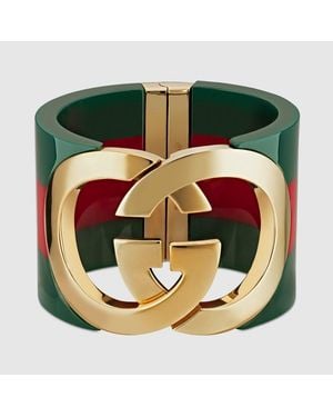 Gucci Pulsera Interlocking, Talla - Verde