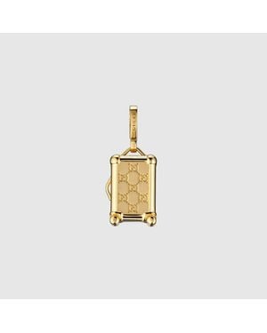 Gucci Charm Con Motivo Bauletto Savoy - Metallizzato
