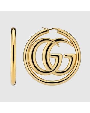 Gucci Gg Marmont Creolen - Mettallic