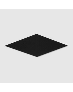 Gucci Interlocking G Chain Silk Diamond Scarf - Black