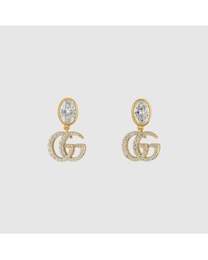 Gucci "Gg Marmont" Earrings - Metallic