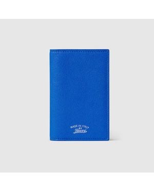 Gucci Lira Card Case - Blue