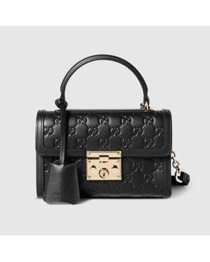 Gucci Padlock Small Top Handle Bag - Black