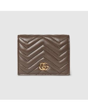 Gucci Gg Marmont Small Wallet, Leather - Metallic