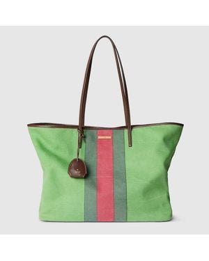 Gucci Tribeca 'Cannes' Large Tote - Green