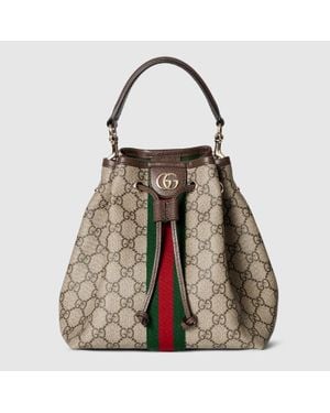 Gucci Bolso Bombonera Ophidia Pequeño - Marrón