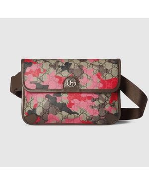 Gucci Small Gg Belt Bag, Size 90 - Pink