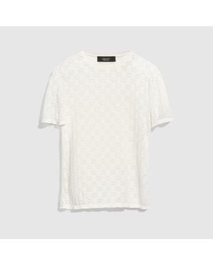 Gucci Gg Cotton Devoré T-Shirt - White