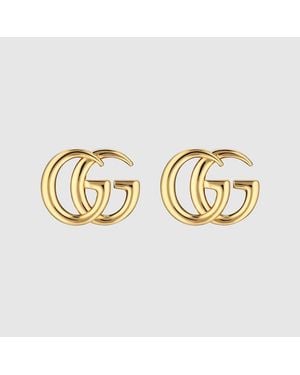 Gucci Gg Marmont Earrings - Metallic
