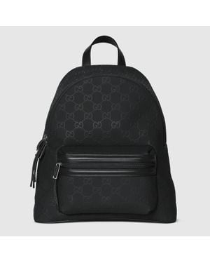 Gucci Mochila Edge Tamaño Mediano - Negro