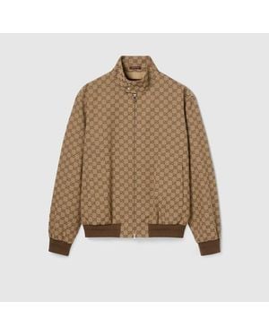 Gucci Gg Fabric Jacket - Natural