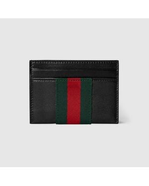 Gucci Web Trademark Kartenetui - Schwarz