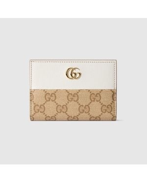 Gucci Gg Marmont Bi-Fold Wallet - Natural