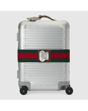 Gucci Bagage À Roulettes Porter - Gris