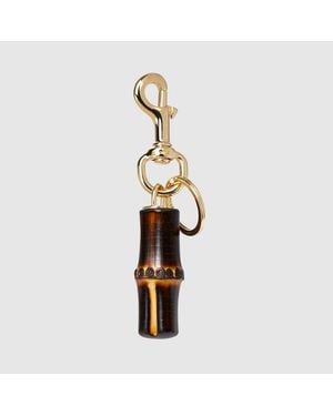 Gucci Bamboo Keychain - Metallic