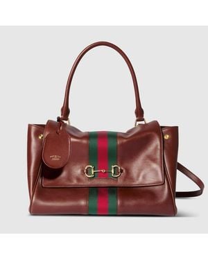 Gucci Bolso De Mano Mediano Paparazzo - Rojo