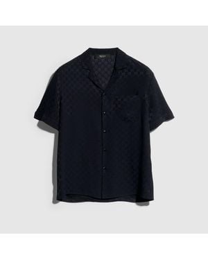 Gucci Camicia Bowling - Blu