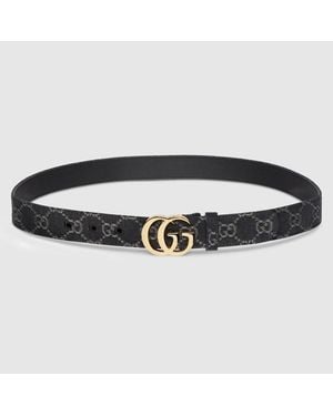 Gucci Gg Marmont Belt, Size 100 - Black