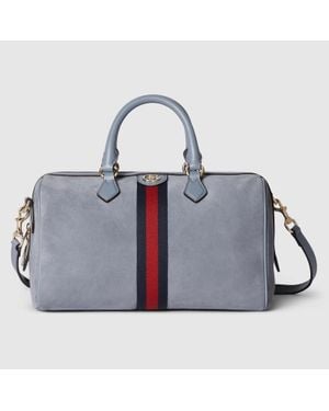 Gucci Bolso Boston Ophidia Tamaño Grande - Azul