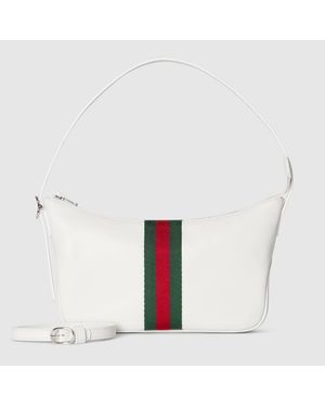 Gucci Lunetta Small Crossbody Bag - White