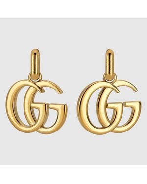 Gucci Orecchini Gg Marmont - Metallizzato