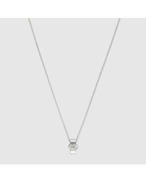 Gucci Interlocking Pendant Necklace - Metallic