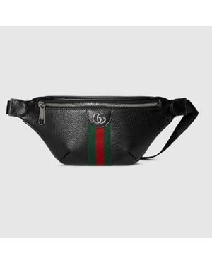 Gucci Kleine Ophidia Gürteltasche, Grösse 100 - Schwarz