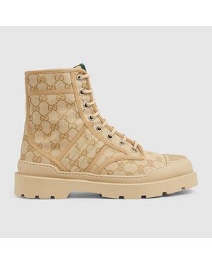 Gucci Lug-Sole Boot - Natural