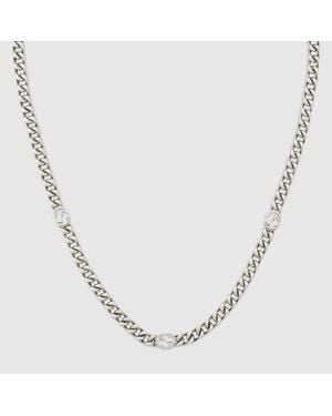 Gucci Interlocking Necklace - Metallic