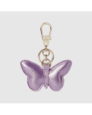 Gucci Llavero En Forma De Mariposa - Morado