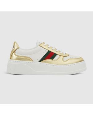 Gucci Klobiger Damensneaker, Größe - Mettallic