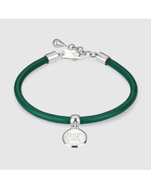 Gucci Blind For Love Charm Bracelet - Green