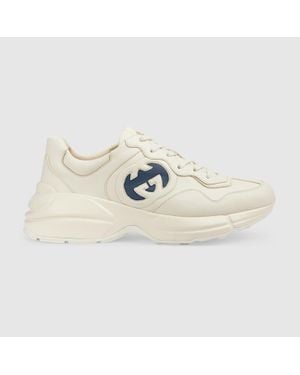Gucci Rhyton Trainers - Natural