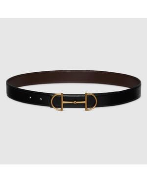 Gucci Cintura Reversibile - Marrone