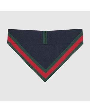 Gucci Bandana Per Animali Taglia/Xl, Taglia - Blu