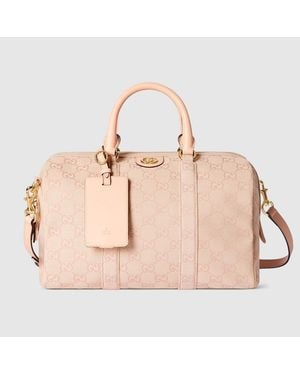 Gucci Ophidia Medium Boston Bag - Pink