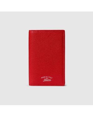 Gucci Tarjetero Lira - Rojo