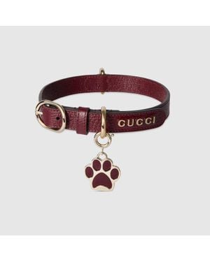 Gucci Collar Pequeño/Mediano, Talla - Rojo