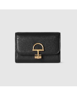 Gucci Softbit Card Case, Leather - Black