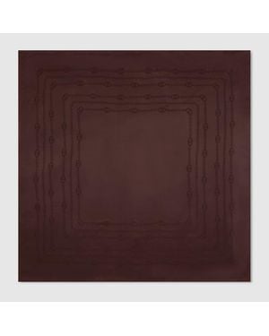 Gucci Interlocking G Chain Silk Carré - Purple