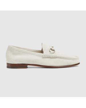 Gucci Horsebit 1953 Herrenloafer, Grösse - Weiß