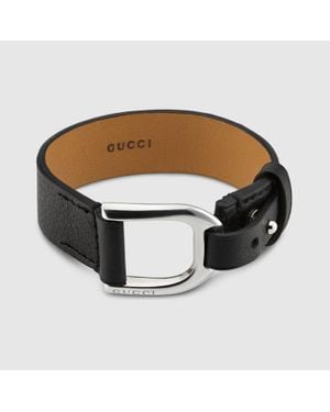 Gucci Staffa Bracelet - Brown