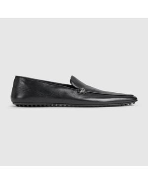 Gucci Driver With Interlocking G - Black