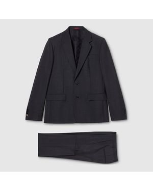 Gucci Wool Mohair Suit, Ready-To-Wear - Black