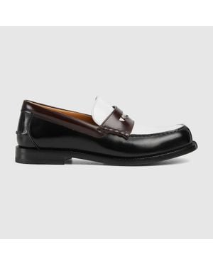 Gucci Loafer With Removable Detail, Leather - Black