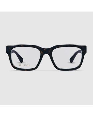 Gucci Rectangular Optical Frame - Black
