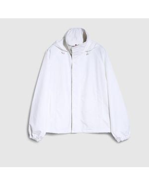 Gucci Compact Cotton Canvas Zip Jacket - White